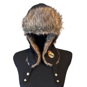 REAL MADRID Black Pink Winter Hat S/M